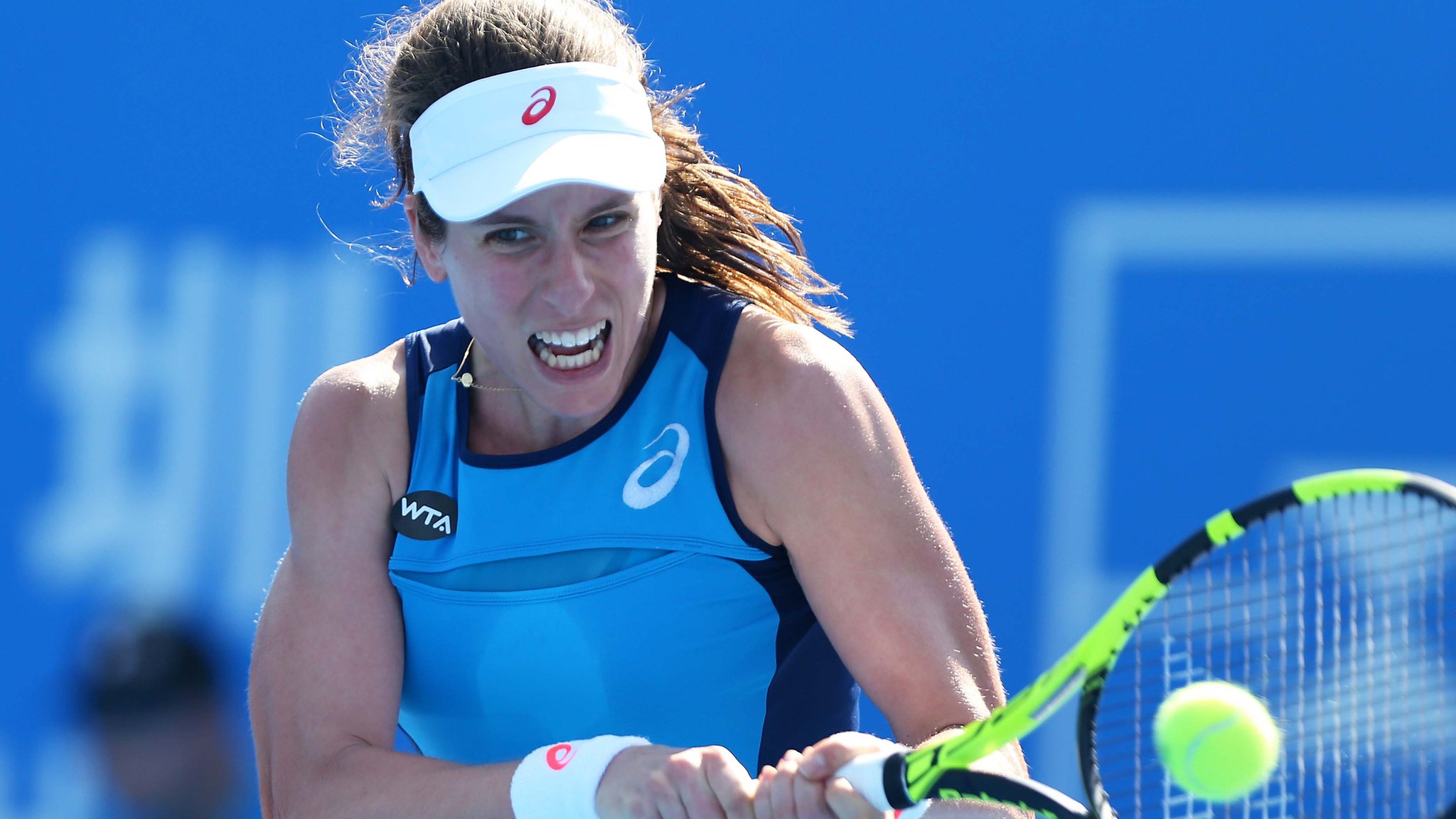 Johanna Konta reaches last eight at Shenzhen Open in China