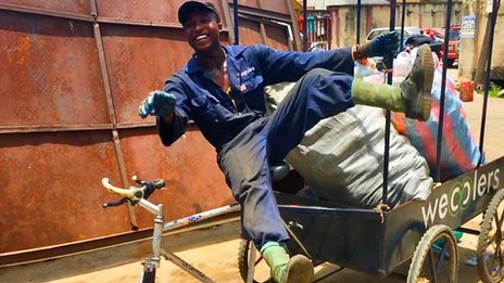 The cycling start-up company turning trash into cash