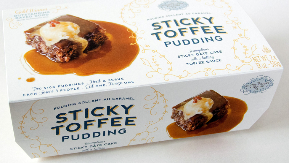 A Sticky Toffee Pudding Company pud