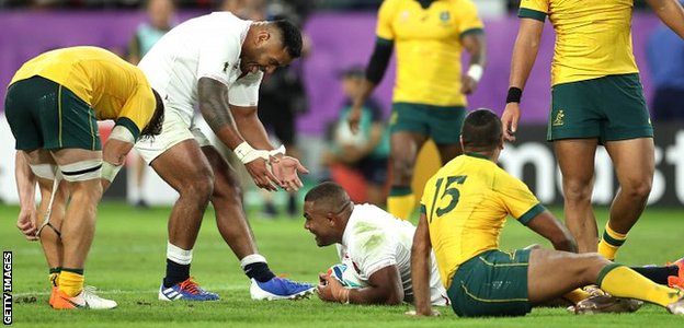 ラグビーW杯】 イングランド、ベスト4に一番乗り オーストラリアを大差