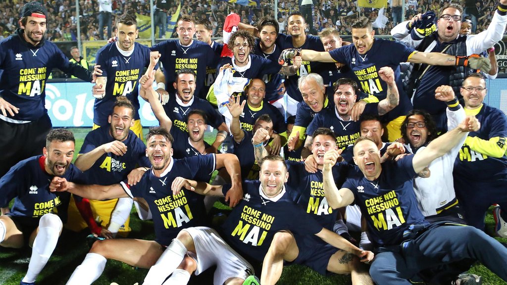 Parma secure third successive promotion to Italy's top flight after bankruptcy