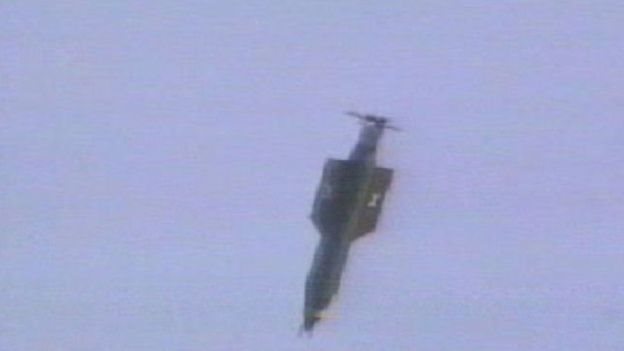 GBU-43 вперше випробували у 2003 році і раніше під час бойових дій не застосовували