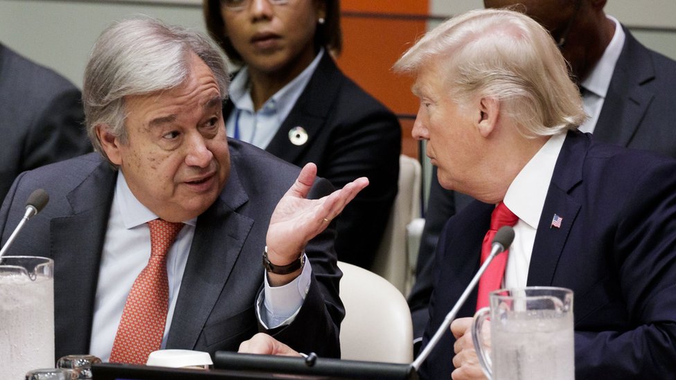 Trump dan Antonio Guterres