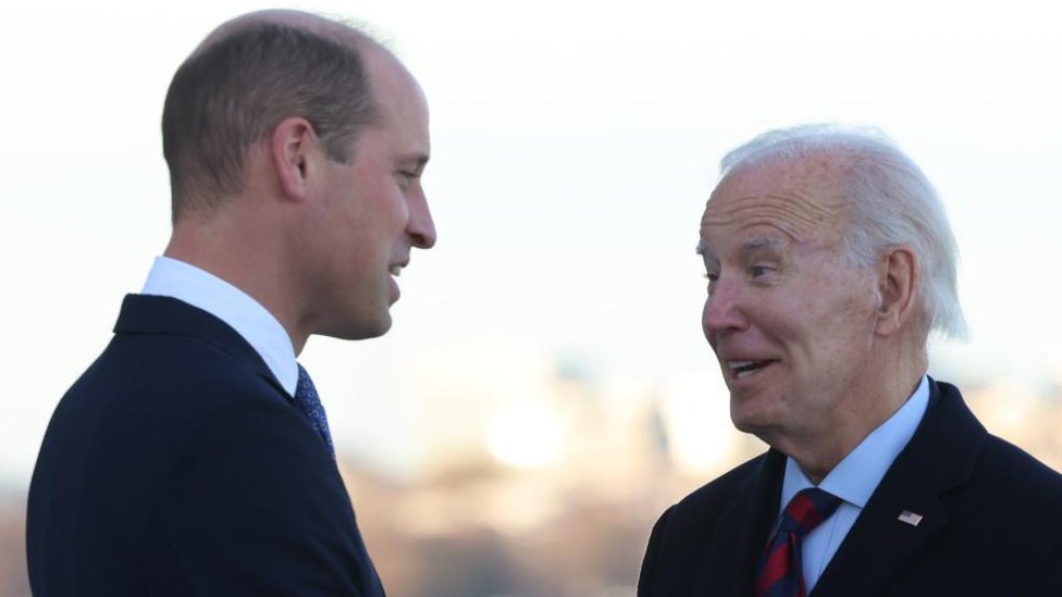 William meets Biden ahead of climate prize