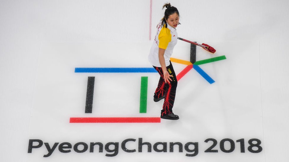Una competidora en PyeongChang 2018