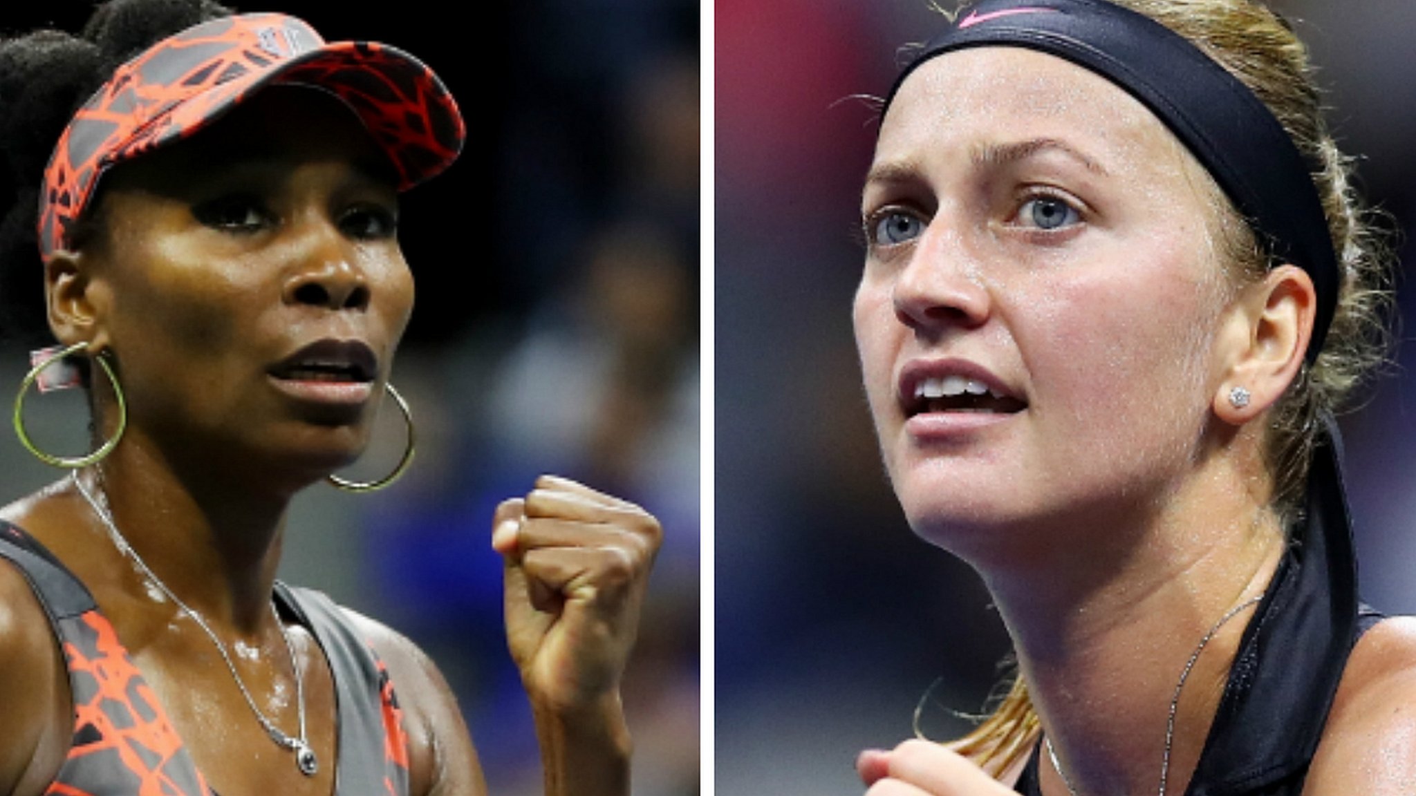 Williams & Kvitova to meet in last eight on day nine