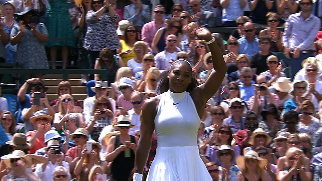 Wimbledon 2016: Serena Williams beats Elena Vesnina in record breaking semi