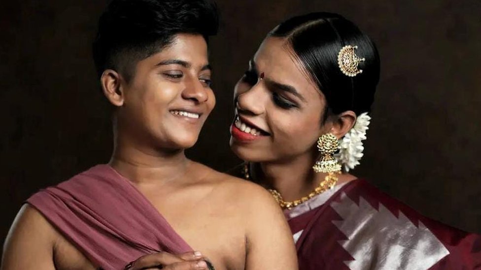 India transgender couple's 'tears of joy' for baby