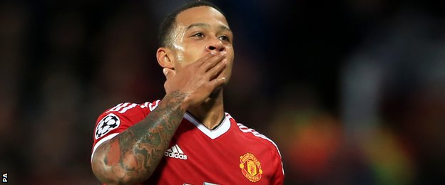 Manchester United forward Memphis Depay