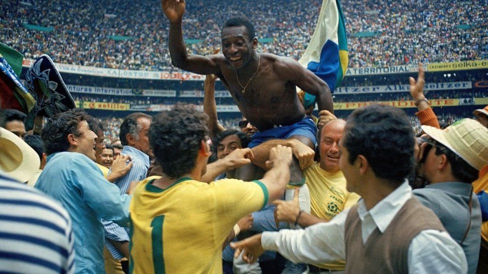 Brezilya'nın 1970 Dünya Kupası finalinde İtalya'ya karşı aldıkları 4-1'lik zaferin ardından.