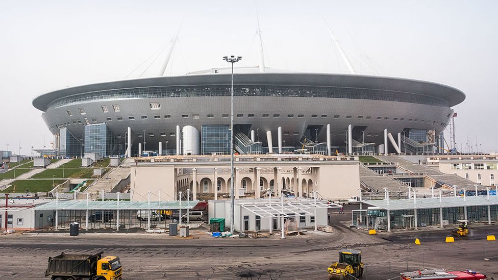 Estadio en San Petersburgo