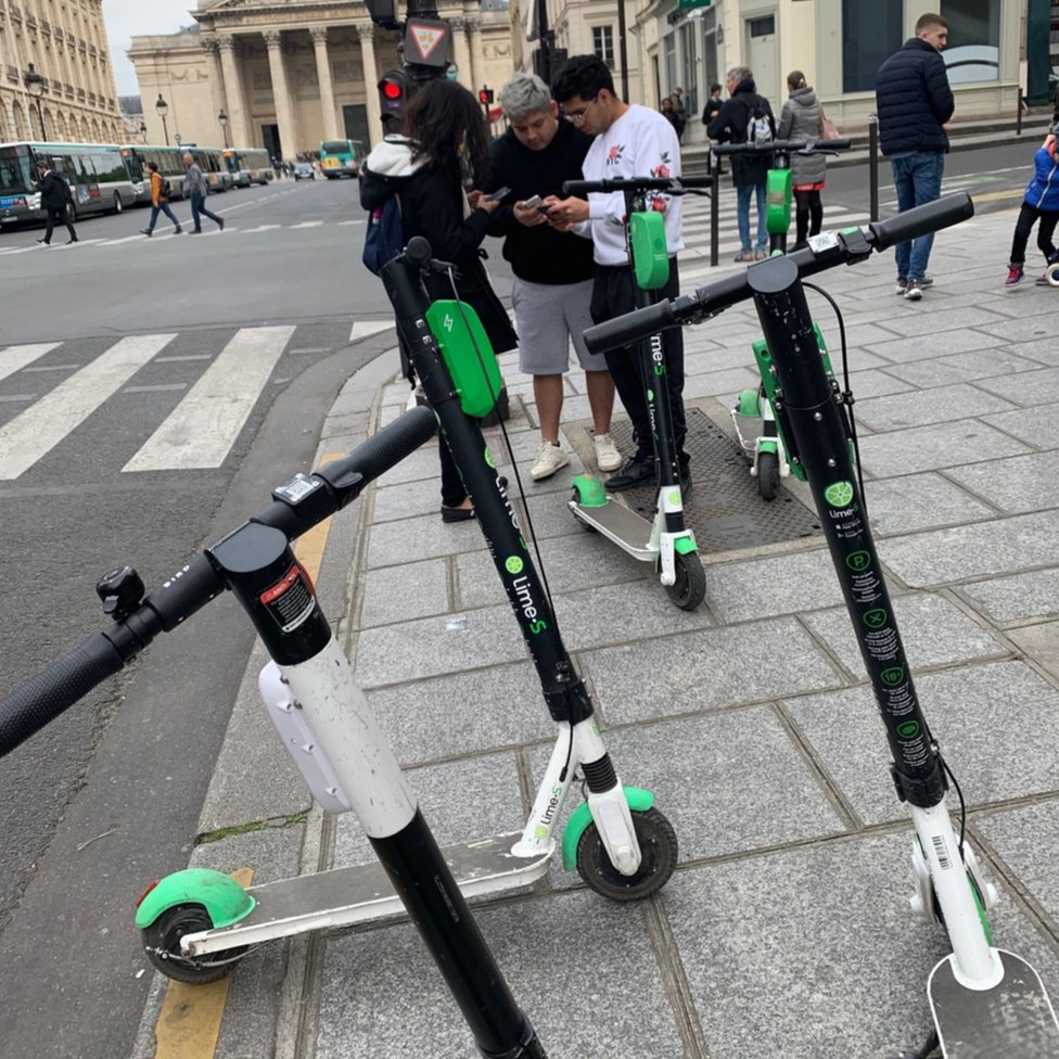 Скутеры в Париже