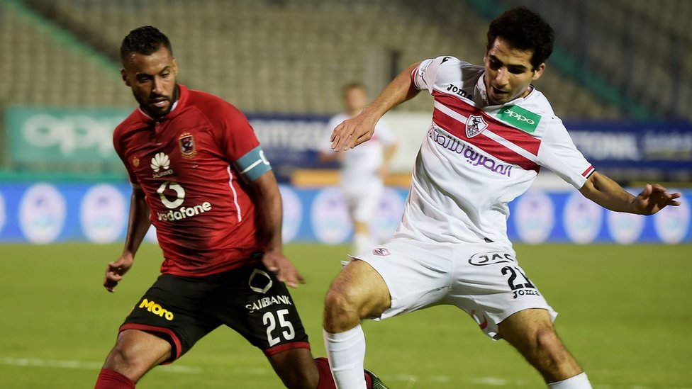 الزمالك يلعب ضد الأهلي