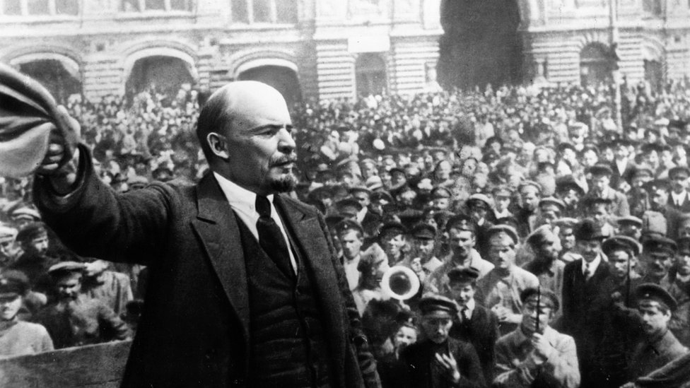 Vladimir Lenin lideró la revolución bolchevique que acabó con los Romanov. Vladimir Lenin