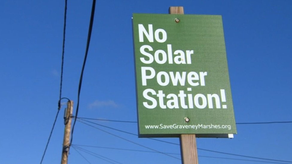 Кампания против солнечной фермы в Грейвни