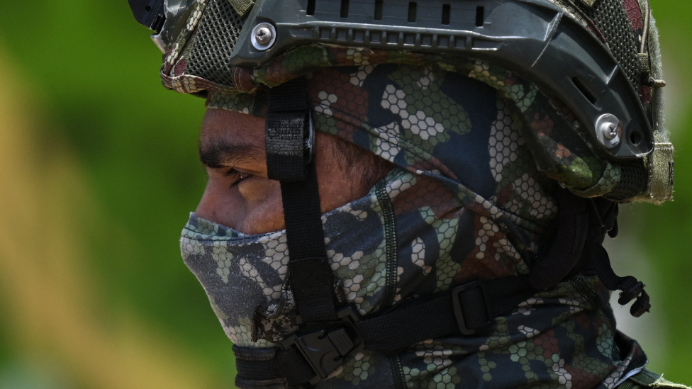Soldado en Colombia