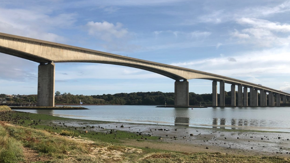 Ipswich s Orwell Bridge to close due to high winds forecast BBC News