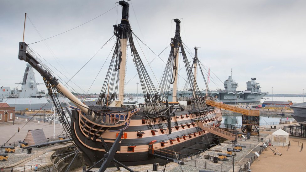 Hms Victory Work Starts To Prevent Warship S Collapse c News