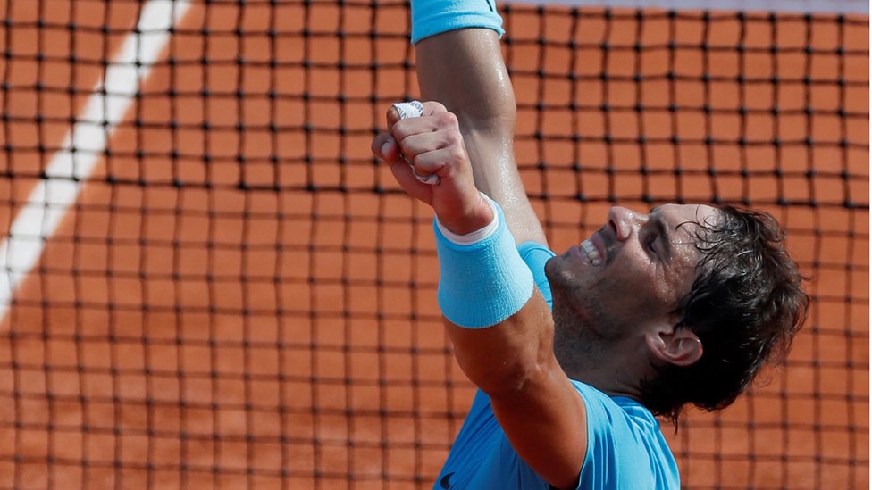 نادال يحتفل