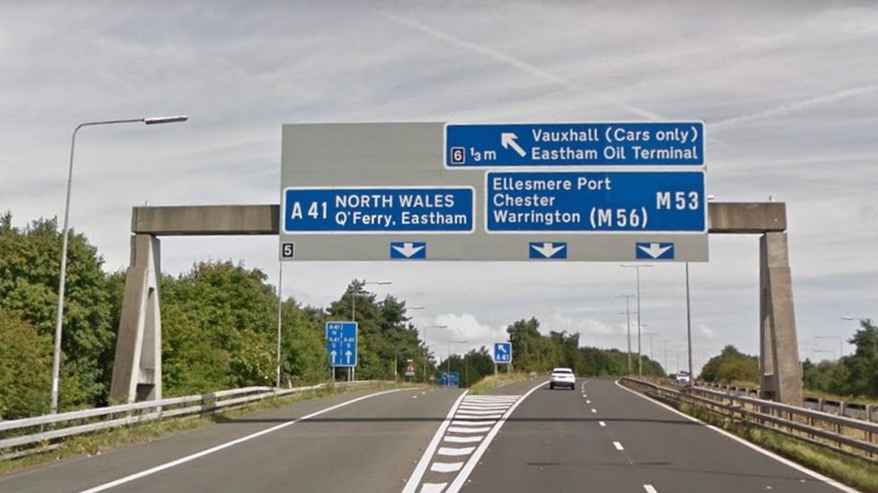 Wirral M53 motorway crash kills driver