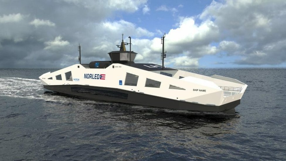 Artist's impression of Norled ferry