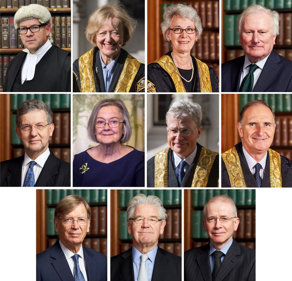 11 судей Верховного суда принимают решение о приостановлении работы парламента
