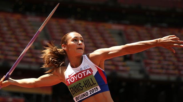 Jessica Ennis-Hill wins first world title