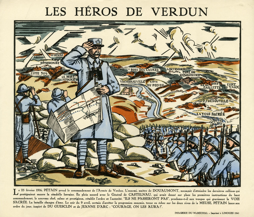 Propaganda del régimen de Vichy.