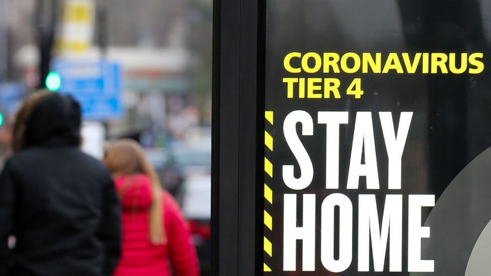 A 'stay at home' warning in London