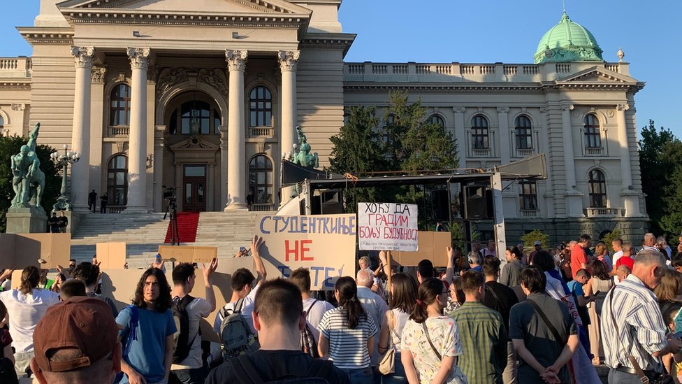 protest, Beograd, Srbija protiv nasilja