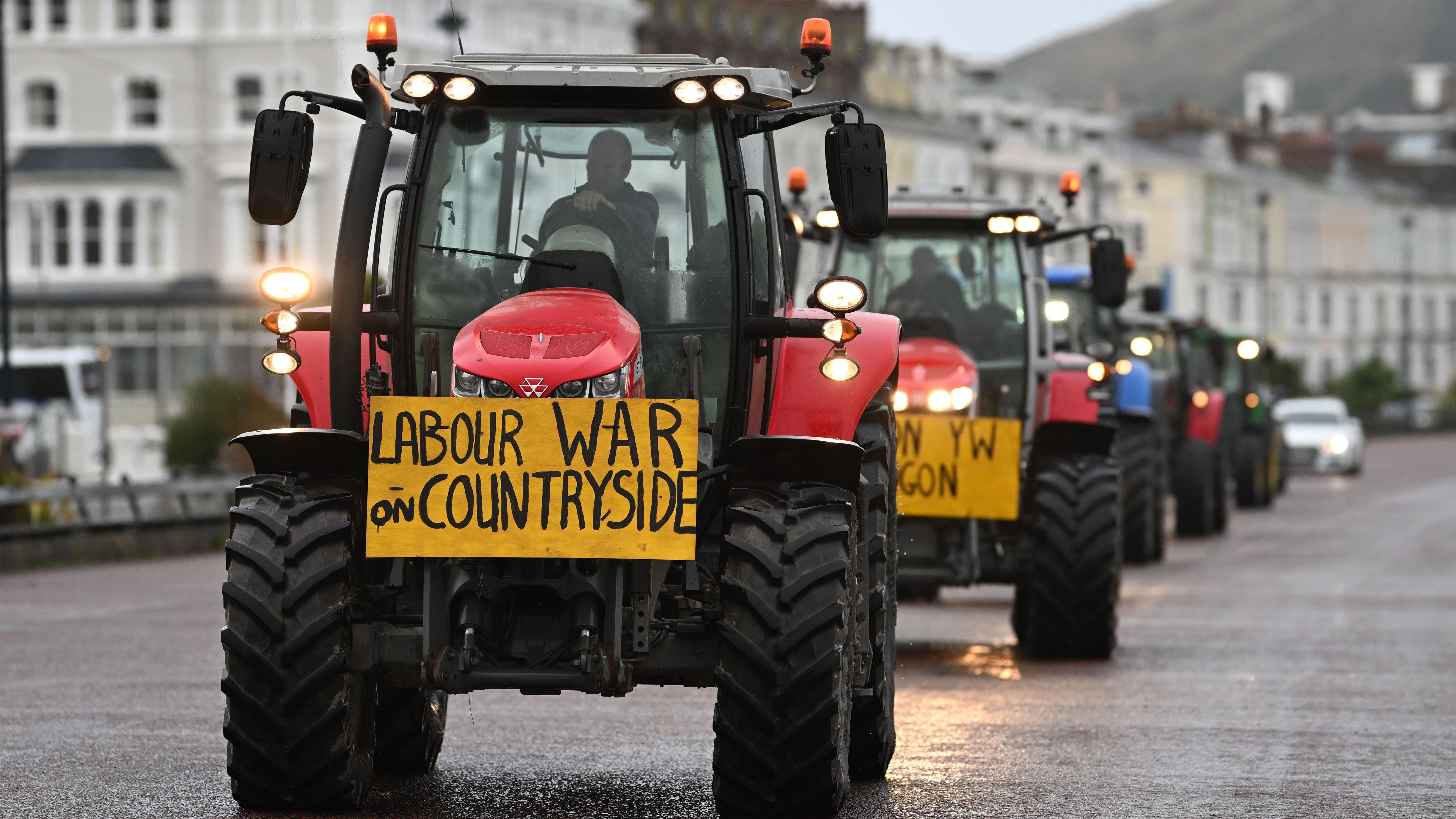 Farmers' protest heads to Westminster as inheritance tax anger grows