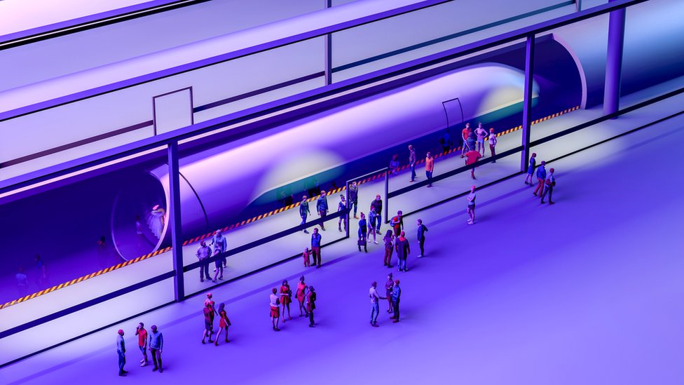 Hyperloop concept art