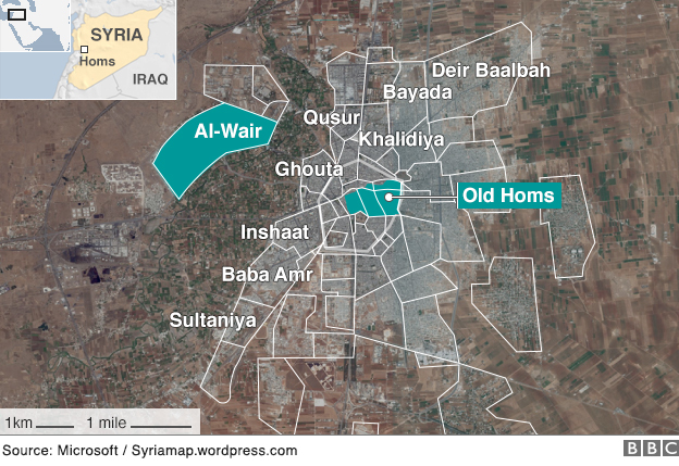 Syria conflict: Rebels leave Homs under truce - BBC News