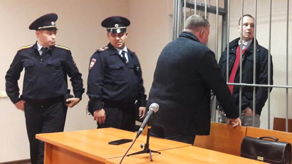 В России гражданина США приговорили к 4,5 годам колонии по обвинению в нападении на полицейского