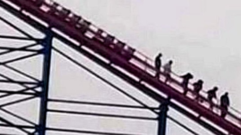 The Big One Passengers rescued from UK s highest rollercoaster