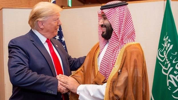 Trump ve Suudi Arabistan Veliaht Prensi Muhammed bin Selman