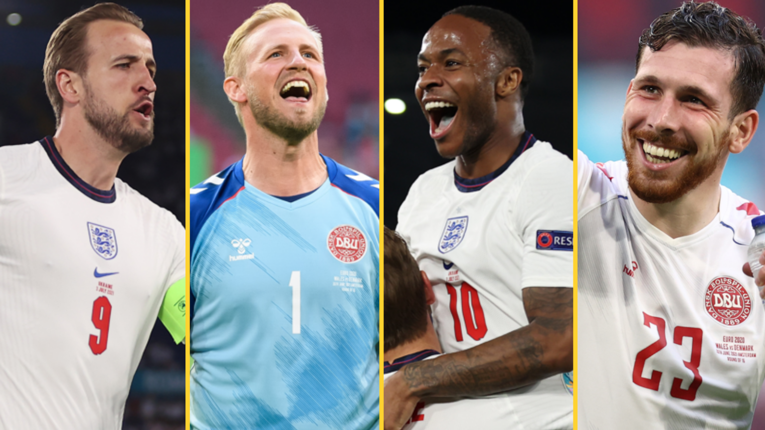 Euro 2020: England face Denmark as they eye first major final for 55 years