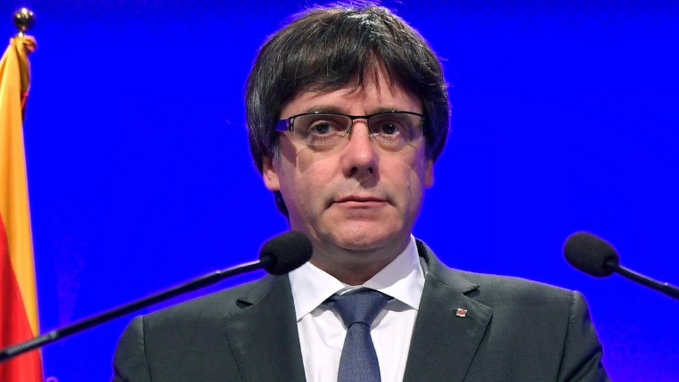 El presidente de la Generalitat, Carles Puigdemont, dijo que su región ganó el derecho de independizarse de España. El presidente de la Generalitat de Cataluña, Carles Puigdemont.