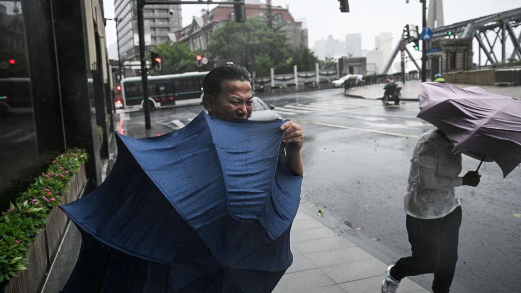 Shanghai hit by strongest typhoon in 75 years