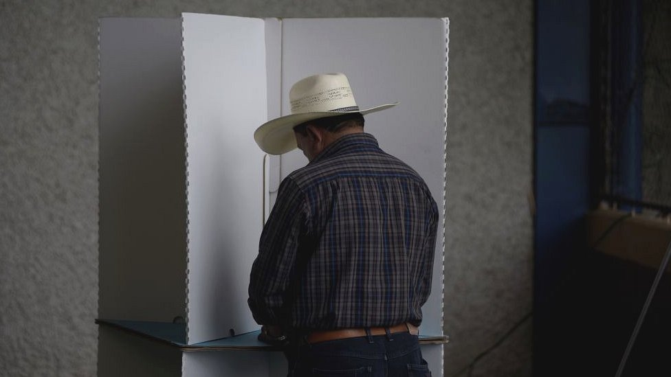 Мужчина из Гватемалы в ковбойской шляпе бросает вызов своему коту на выборах в августе 2019 года
