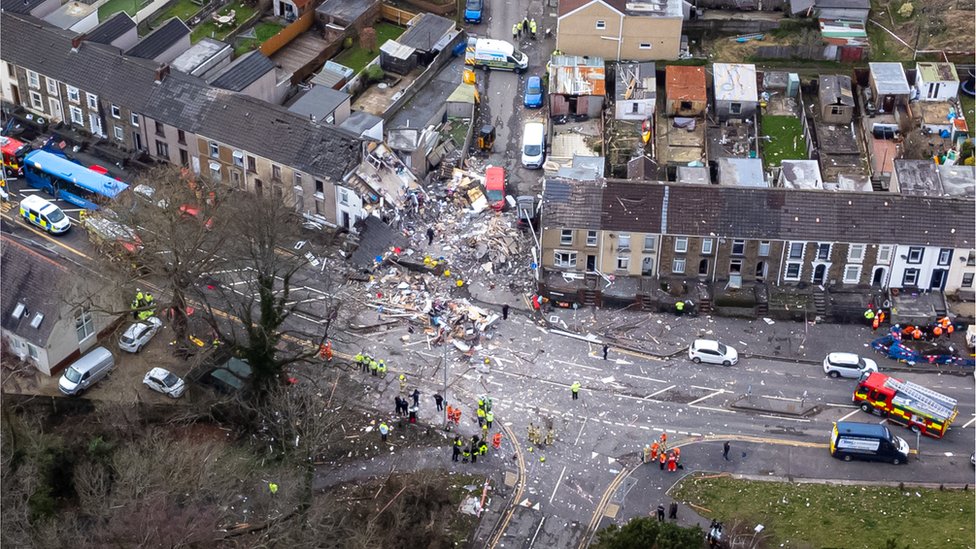 Swansea gas explosion Boy 14 lucky to be alive dad says