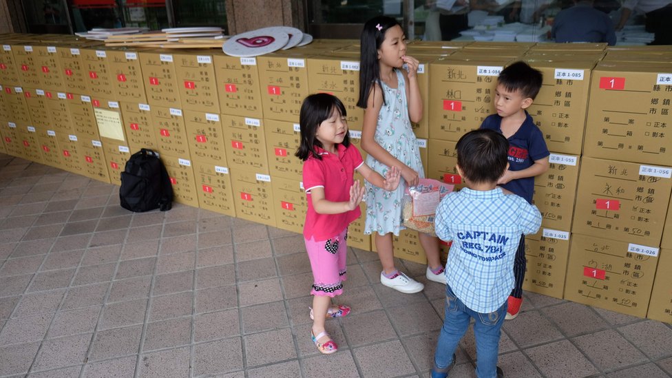 Niños en China