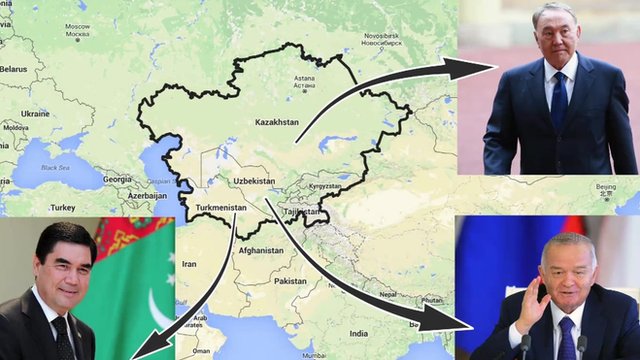 Tajikistan map and powerful regional figures