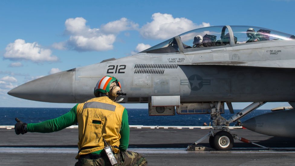 Boeing fue la segunda compañía con más ventas en armamento en 2016. Avión de la Fuerza Aérea de Estados Unidos