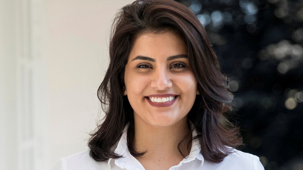 La activista saudí Loujain al-Hathloul.