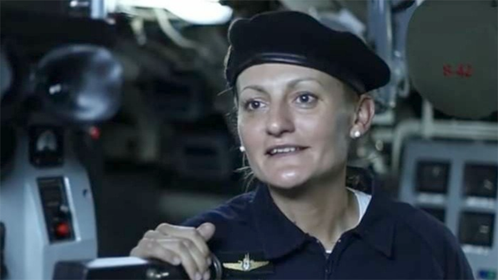 Eliana Krawczyk (35), la jefa de armas del ARA San Juan en el submarino
