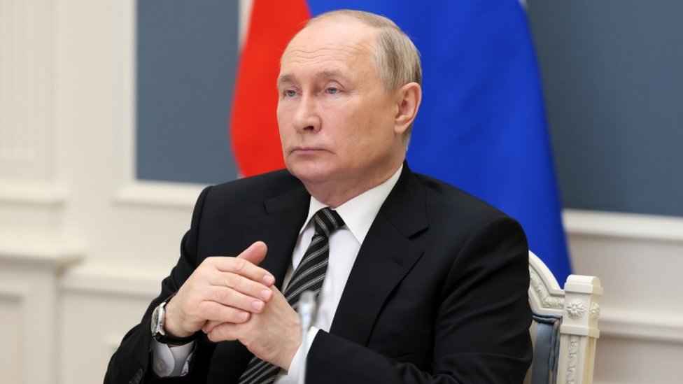 俄羅斯總統普京與法德兩國領導人的通話持續了80分鐘。