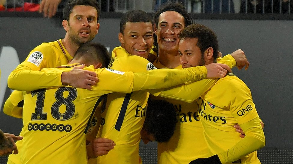El París Saint-Germain vive la mejor temporada de su historia tras la llegada de Neymar y Kylian Mbappé. Jugadores del PSG
