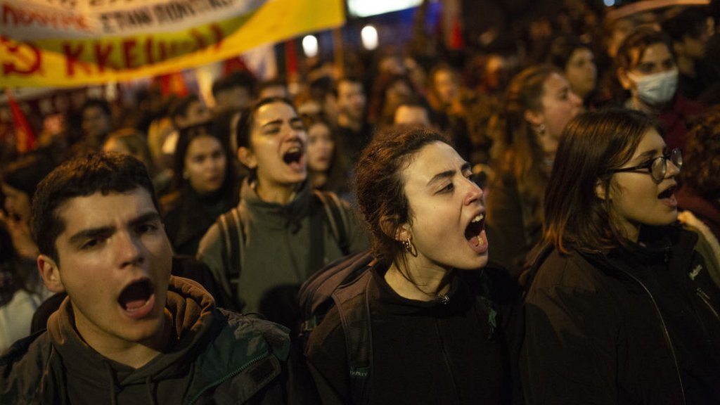 Greece train crash: Angry protests erupt after disaster