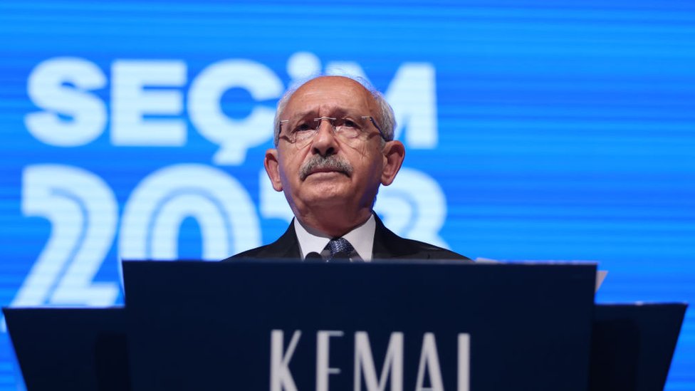 المرشح الرئاسي التركي كمال كليجدار أوغلو في خطاب بعد ظهور النتائج الأولية للانتخابات الرئاسية التركية 2023